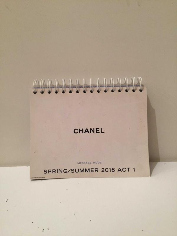 AUTHENTIC CHANEL SPRING SUMMER 2016 ACT 1 MESSAGE MODE RUNWAY 