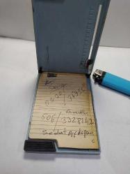 K81---KULLANILMIŞ ESKİ TELEFON DEFTERİ--FİHRİST