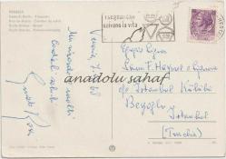 Venezia - Ponte di Rialto, Tramonto, 1968 / Postadan Geçmiş, Pullu, Damgalı