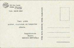 TÜRK HAVA KURUMU ATATÜRK VE SABİHA GÖKÇEN KARTPOSTALI...