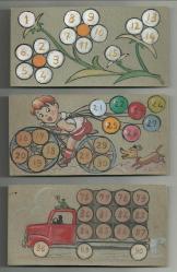 İLKOKUL ÇOCUKLARINA ESKİ EL YAPIMI SAYI KARTLARI..