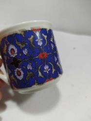 P5--HEDİYEM İSTANBUL ALTIN VARAKLI TABAKSIZ KAHVE FİNCANI