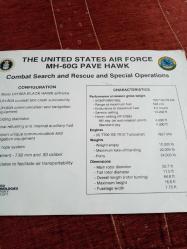 Helikopter reklamı  MH-60G PAVE HAWK 1992