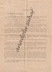 Fakülte Öğrenci Belgesi - Ankara Üniversitesi Hukuk Fakültesi 1967