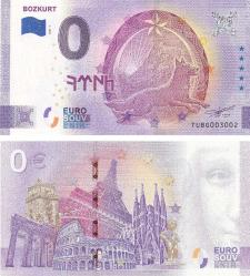 Efemera - 0 (Sıfır) Euro Türkiye - Bozkurt Hatıra Parası (Souvenir Banknote) - kitantik - kitaLog