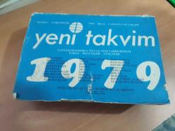 YENİ TAKVİM 1979 YILI KOÇANI (YAVUZ BAHADIROĞLU 3 TARİHİ ROMANI DARGO-MAVİ YILDIZ-CENGAVER)