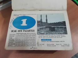 YENİ TAKVİM 1979 YILI KOÇANI (YAVUZ BAHADIROĞLU 3 TARİHİ ROMANI DARGO-MAVİ YILDIZ-CENGAVER)