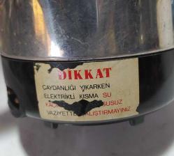 ALARKO ESKİ ELEKTRİKLİ ALÜMİNYUM ÇAYDANLIK