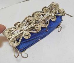 P66----GÜMÜŞ KAPLAMA TELKARİ KUTU