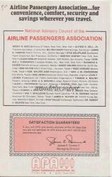 Bag Guard - Airline Passengers Association, Texas