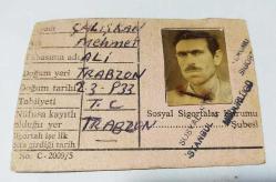 1965 TARİHLİ SİGORTA SİCİL KARTI