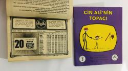 20 Mart 1983 hediyelik orijinal Diyanet takvim yaprağı (Cin Ali kitabı hediyeli:)