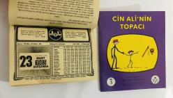 23 Mart 1983 hediyelik orijinal Diyanet takvim yaprağı (Cin Ali kitabı hediyeli:)