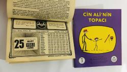 25 Mart 1983 hediyelik orijinal Diyanet takvim yaprağı (Cin Ali kitabı hediyeli:)