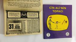 31 Mart 1983 hediyelik orijinal Diyanet takvim yaprağı (Cin Ali kitabı hediyeli:)