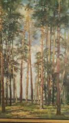 Antika - Veliahmetov  İmzalı, "Orman", Tuval Üzeri Yağlıboya - kitantik - kitaLog
