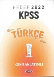 DATA YAYINLARI HEDEF 2020 KPSS A'DAN Z'YE TÜRKÇE KONU ANLATIMLI