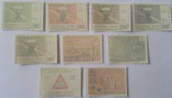 1969 KALKINAN TÜRKİYE KONULU SÜREKLİ SERİ MNH 1BAA 2024 KATALOK DEĞERİ;275.00TL