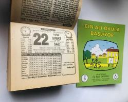 22 Şubat 1994 hediyelik orijinal Türkiye gazetesi takvim yaprağı (Cin Ali kitabı hediyeli:)
