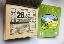 26 Şubat 1994 hediyelik orijinal Türkiye gazetesi takvim yaprağı (Cin Ali kitabı hediyeli:)
