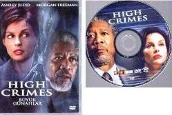 High Crimes (Büyük Günahlar) DVD (Orijinal Kutusunda) / Kafa Karıştırıcı Müthiş Gerilim - Margan Freeman ve Ashley Judd Müthiş Performans Sergiliyorlar / Türkçe Altyazılı