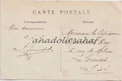 Panorama de Clermont Ferrand, 1913 / Fransız Postasından Geçmiş, Ön Yüzü Pullu ve Damgalı