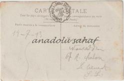 Nozeroy Ancien Chateau, Çizim Kart, 1913 / Fransız Postasından Geçmiş, Ön Yüzü Pullu, Ön Yüzü Çift Arka Yüzü Tek Damgalı