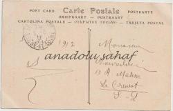 Millet - Jean François - Musee du Louvre, 1912 / Fransız Postasından Geçmiş, Ön Yüzü Pullu, Ön ve Arka Yüzü Damgalı