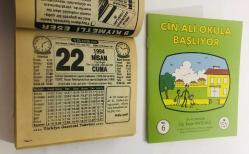 22 Nisan 1994 hediyelik orijinal Türkiye gazetesi takvim yaprağı (Cin Ali kitabı hediyeli:)