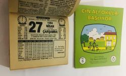 27 Nisan 1994 hediyelik orijinal Türkiye gazetesi takvim yaprağı (Cin Ali kitabı hediyeli:)