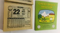22 Mart 1994 hediyelik orijinal Türkiye gazetesi takvim yaprağı (Cin Ali kitabı hediyeli:)