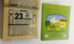 23 Mart 1994 hediyelik orijinal Türkiye gazetesi takvim yaprağı (Cin Ali kitabı hediyeli:)
