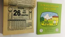 26 Mart 1994 hediyelik orijinal Türkiye gazetesi takvim yaprağı (Cin Ali kitabı hediyeli:)