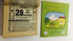28 Mart 1994 hediyelik orijinal Türkiye gazetesi takvim yaprağı (Cin Ali kitabı hediyeli:)