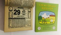 29 Mart 1994 hediyelik orijinal Türkiye gazetesi takvim yaprağı (Cin Ali kitabı hediyeli:)
