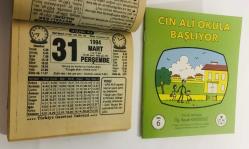 31 Mart 1994 hediyelik orijinal Türkiye gazetesi takvim yaprağı (Cin Ali kitabı hediyeli:)
