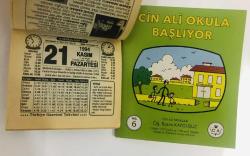 21 Kasım 1994 hediyelik orijinal Türkiye gazetesi takvim yaprağı (Cin Ali kitabı hediyeli:)