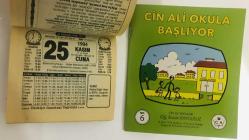 25 Kasım 1994 hediyelik orijinal Türkiye gazetesi takvim yaprağı (Cin Ali kitabı hediyeli:)