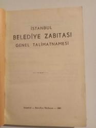 İstanbul Belediye Zabıtası Genel Talimatnamesi