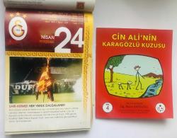 24 Nisan 2008 hediyelik orijinal Galatasaray takvim yaprağı (Cin Ali kitabı hediyeli:)
