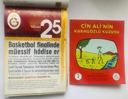 25 Nisan 2008 hediyelik orijinal Galatasaray takvim yaprağı (Cin Ali kitabı hediyeli:)