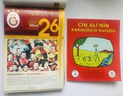 26 Nisan 2008 hediyelik orijinal Galatasaray takvim yaprağı (Cin Ali kitabı hediyeli:)