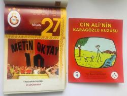 27 Nisan 2008 hediyelik orijinal Galatasaray takvim yaprağı (Cin Ali kitabı hediyeli:)