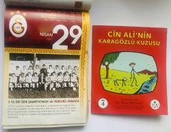29 Nisan 2008 hediyelik orijinal Galatasaray takvim yaprağı (Cin Ali kitabı hediyeli:)