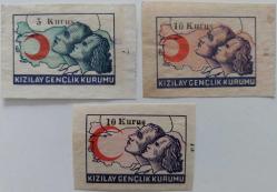 1944 TÜRKİYE GENÇLİK KURUMU MH YARDIM PULLARI VE MNH KG20 TEK PUL TEK SERİ 3RRAA1 2020 KATALOK,???