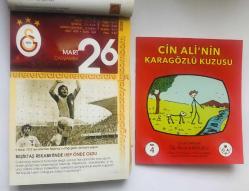 26 Mart 2008 hediyelik orijinal Galatasaray takvim yaprağı (Cin Ali kitabı hediyeli:)