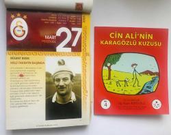 27 Mart 2008 hediyelik orijinal Galatasaray takvim yaprağı (Cin Ali kitabı hediyeli:)