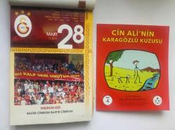 28 Mart 2008 hediyelik orijinal Galatasaray takvim yaprağı (Cin Ali kitabı hediyeli:)
