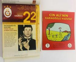 22 Haziran 2008 hediyelik orijinal Galatasaray takvim yaprağı (Cin Ali kitabı hediyeli:)