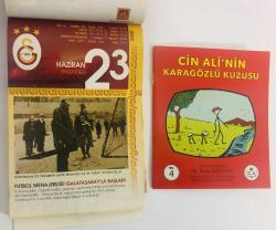 23 Haziran 2008 hediyelik orijinal Galatasaray takvim yaprağı (Cin Ali kitabı hediyeli:)